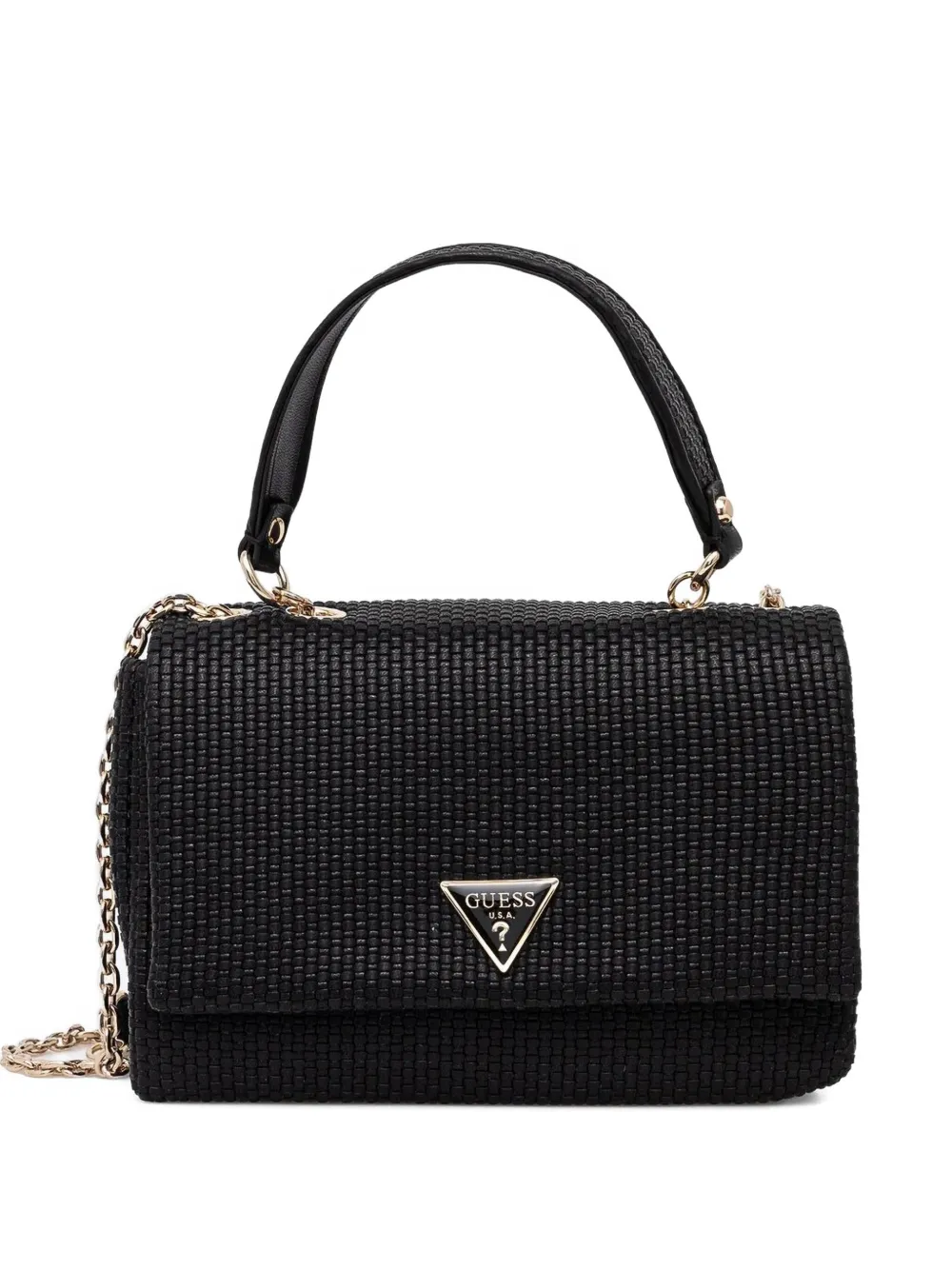 GUESS USA Etel textured crossbody bag | Black | Image 1