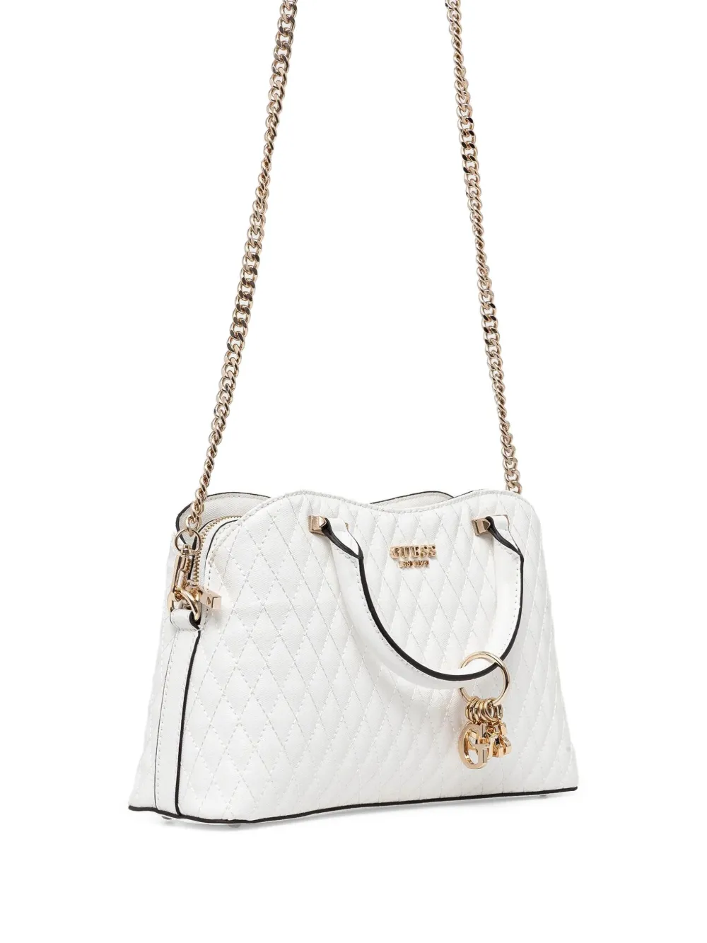 GUESS USA quilted tote bag - Wit