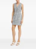 GUESS USA Sadie tweed button-front mini dress - Grey