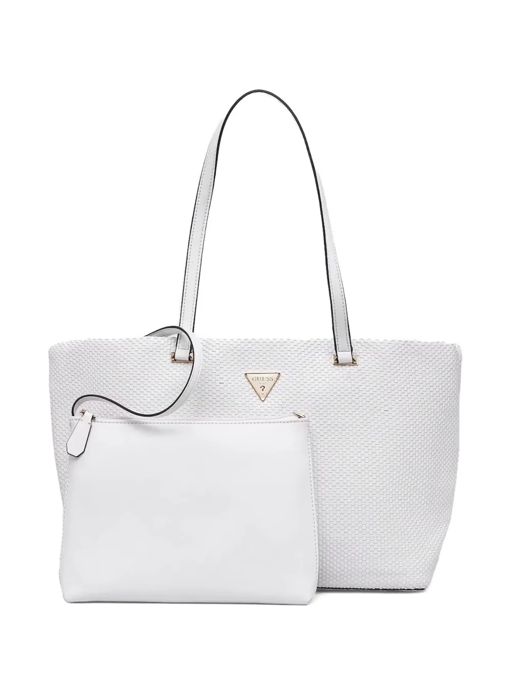 GUESS USA tote trenzada | blanco | Image 1