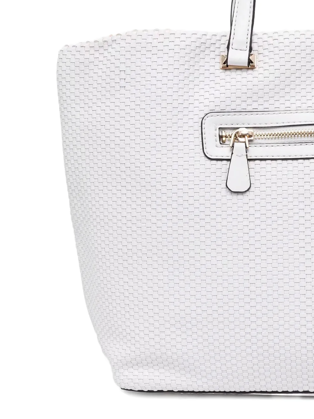 GUESS USA Gevlochten shopper Wit