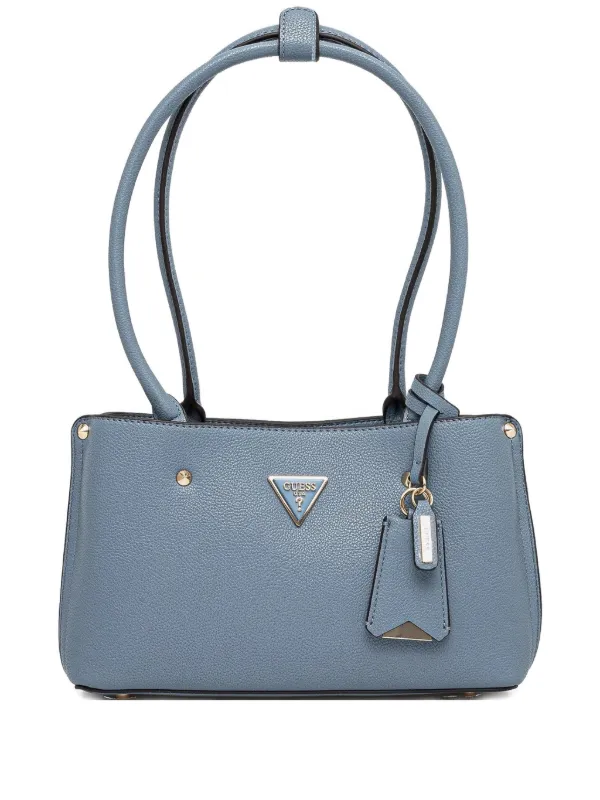 GUESS USA Meridian Shoulder Bag Blue FARFETCH PH
