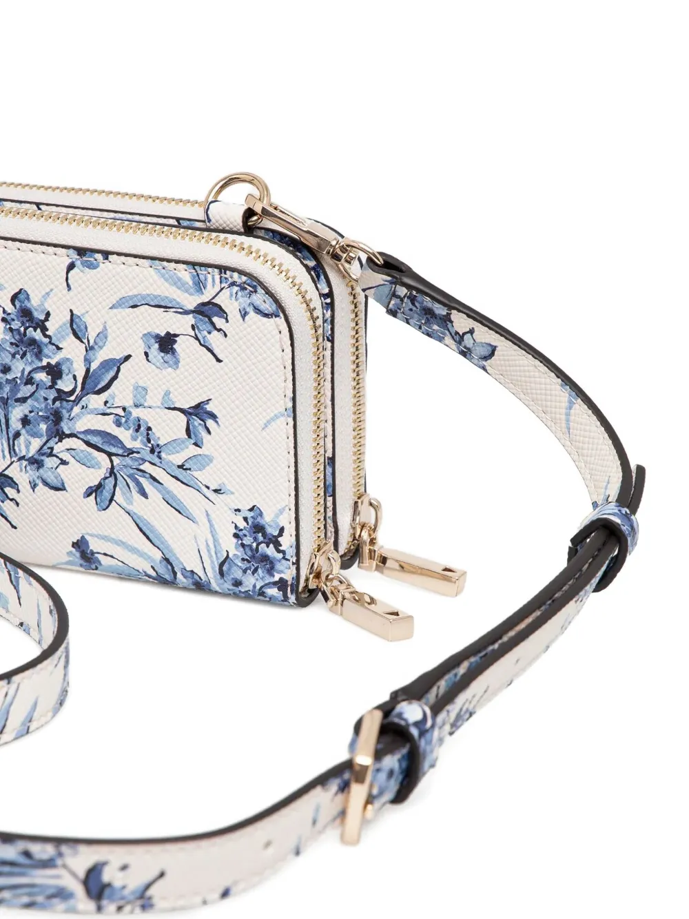 GUESS USA Crossbodytas met bloemenprint Blauw