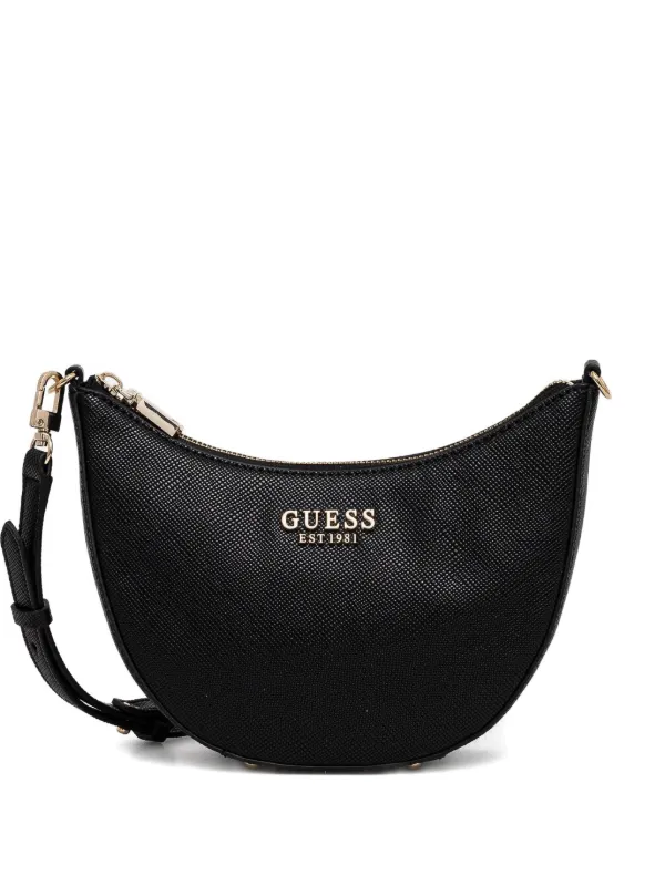 GUESS USA logo-plaque Cross Body Bag Black FARFETCH