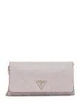 GUESS USA Noelle logo-patterned clutch bag - Pink