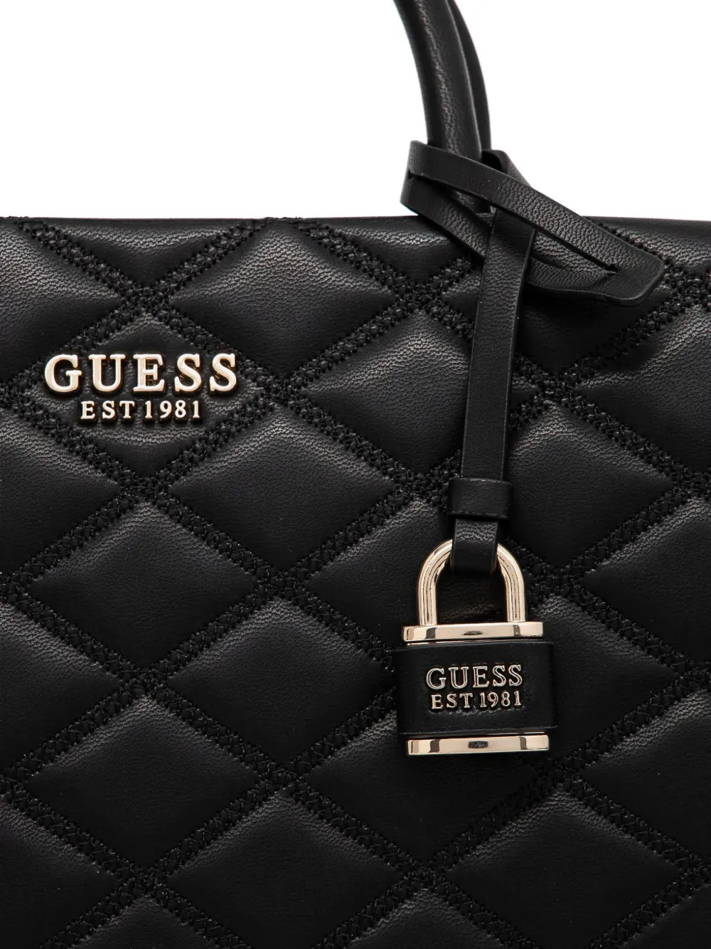 GUESS USA Shopper met logo Zwart