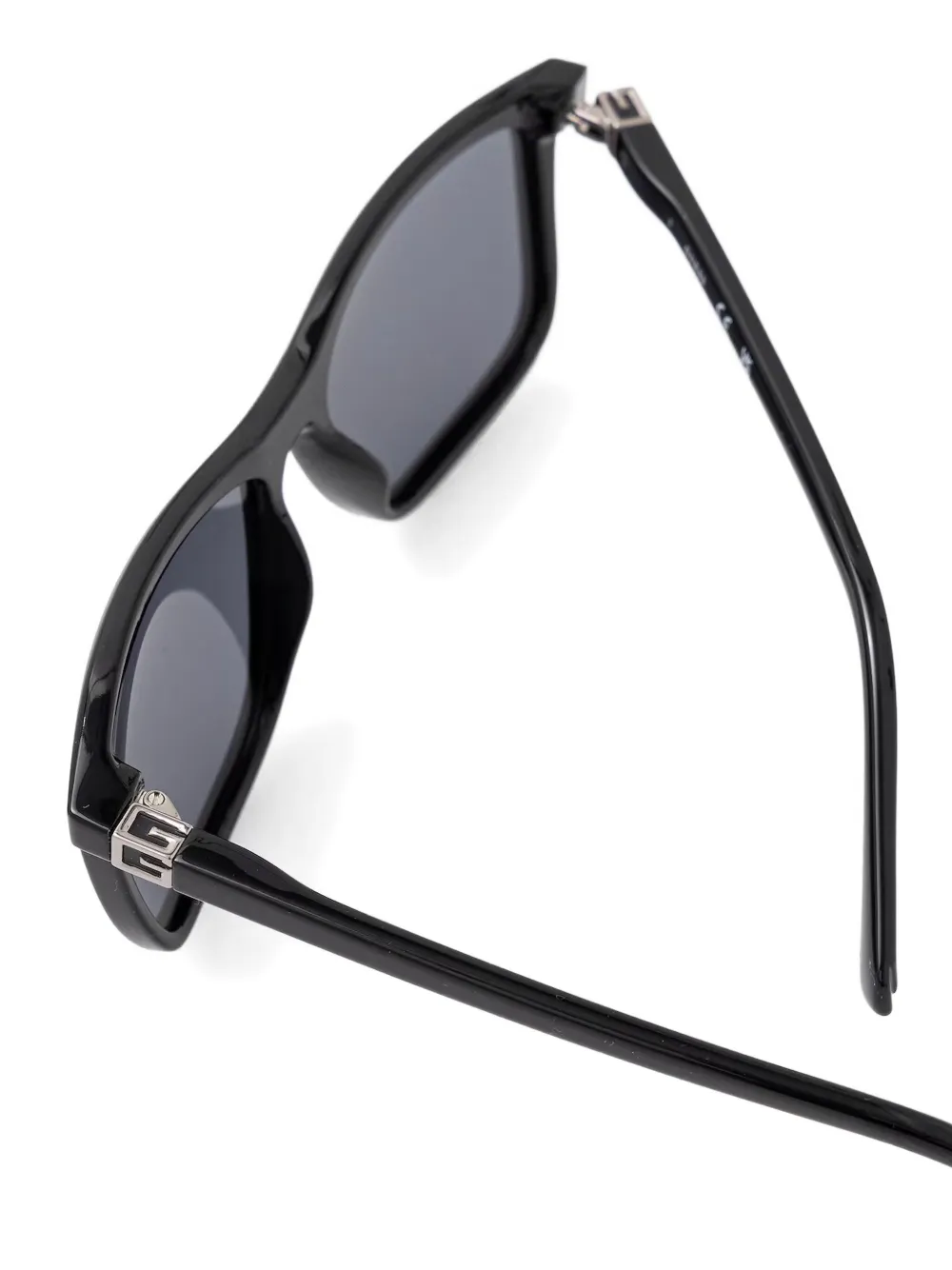 GUESS EYEWEAR Zonnebril met rechthoekig montuur Zwart