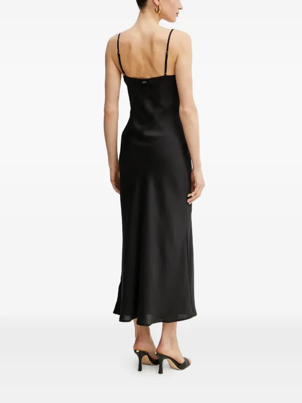 GUESS USA cowl-neck Slip Dress | Black