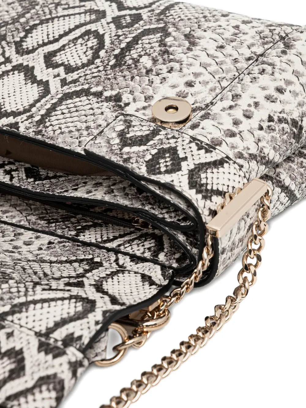 GUESS USA Shopper met dierenprint Wit
