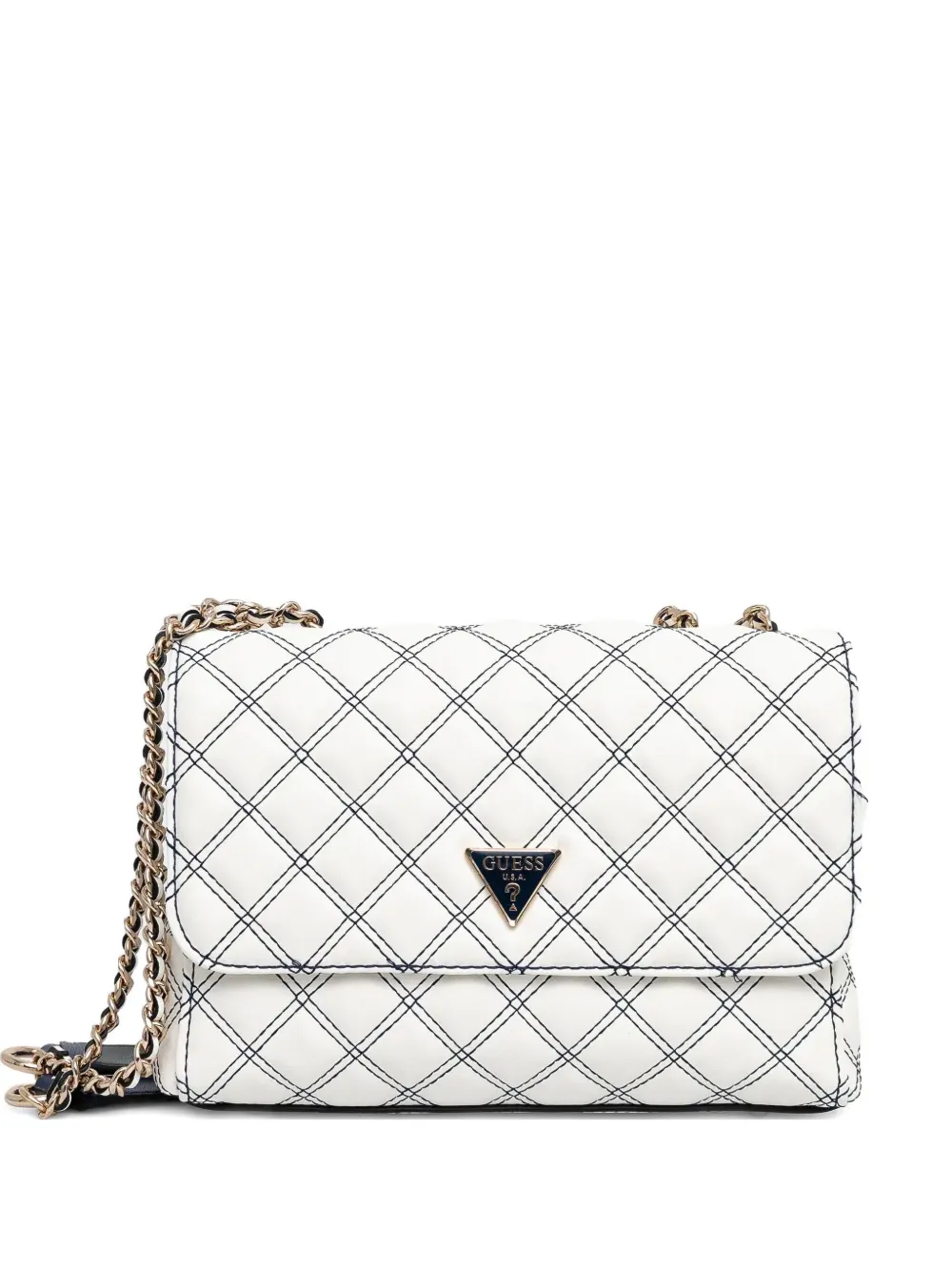 GUESS USA Gewatteerde schoudertas Wit
