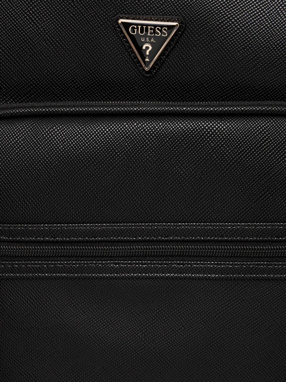 GUESS USA Norom Saffiano leren rugzak Zwart