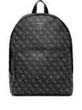 GUESS USA Vezzola monogram-printed backpack - Black
