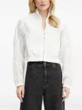 GUESS USA Florie zip-fastening drawstring jacket - White