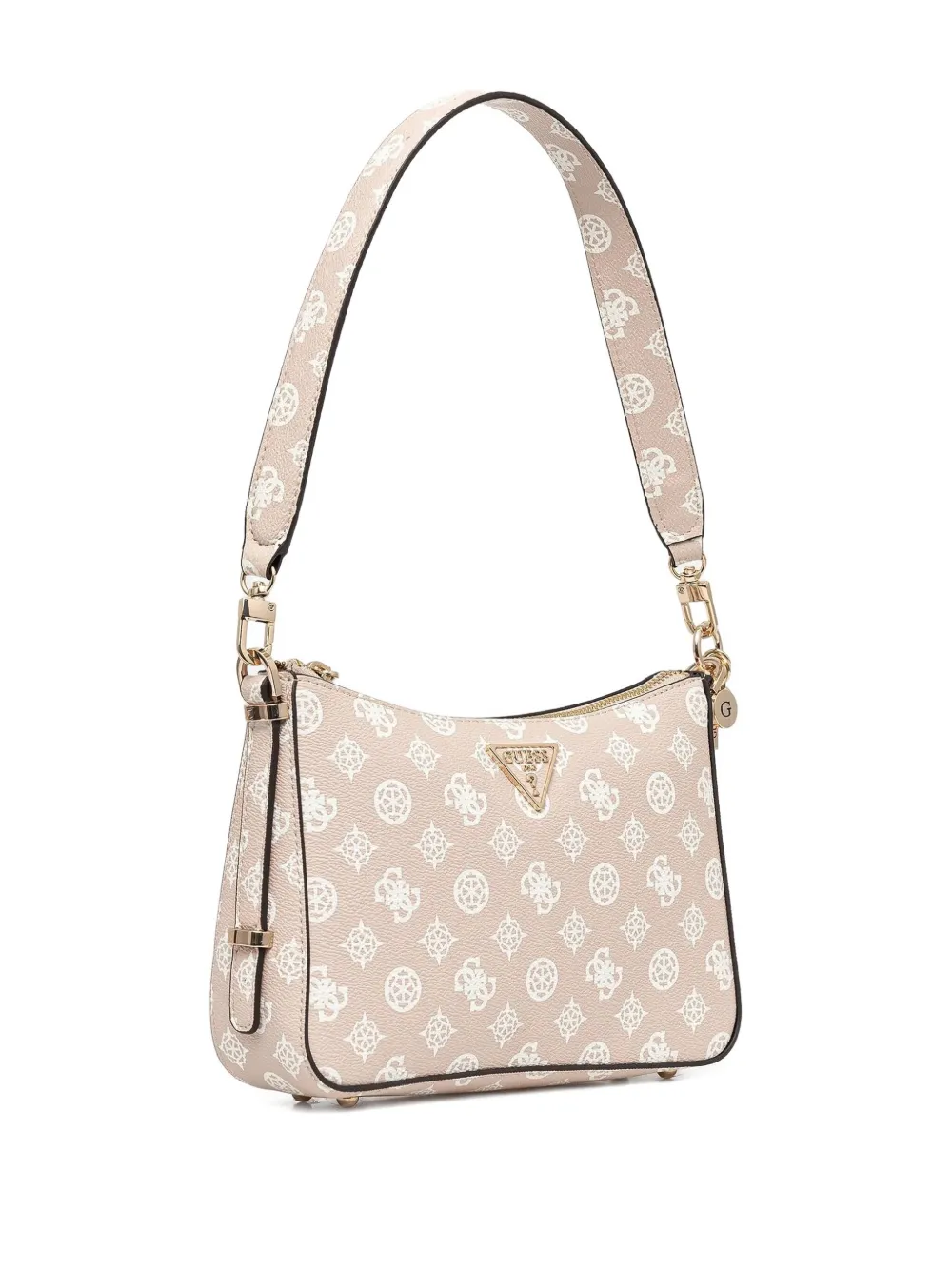 GUESS USA Crossbodytas met monogramprint - Beige