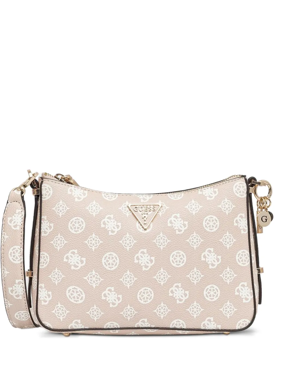 GUESS USA Daryna monogram-print shoulder bag | Neutrals | Image 1