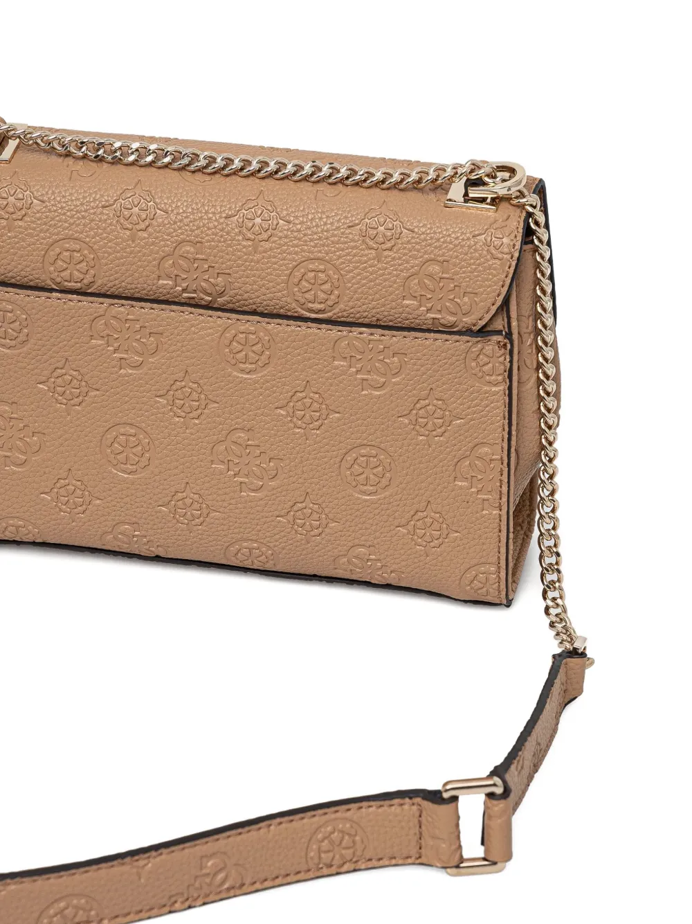 GUESS USA Crossbodytas met logo-reliëf Beige