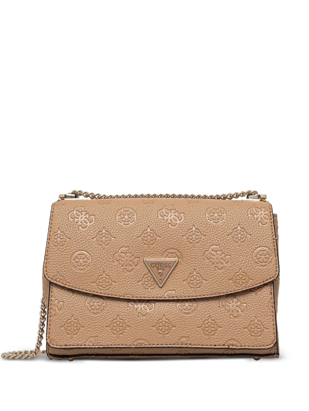 GUESS USA Crossbodytas met logo-reliëf Beige