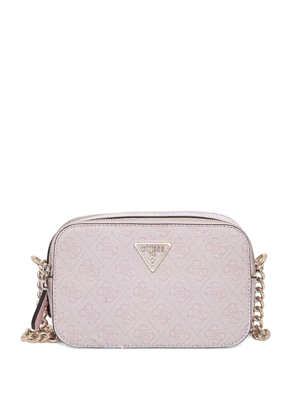 GUESS USA Noelle monogram-print cross body bag | Pink | Image 1