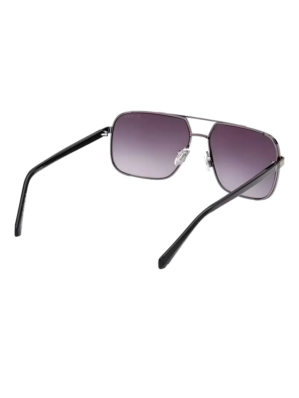 GUESS EYEWEAR Zonnebril met rechthoekig montuur Grijs