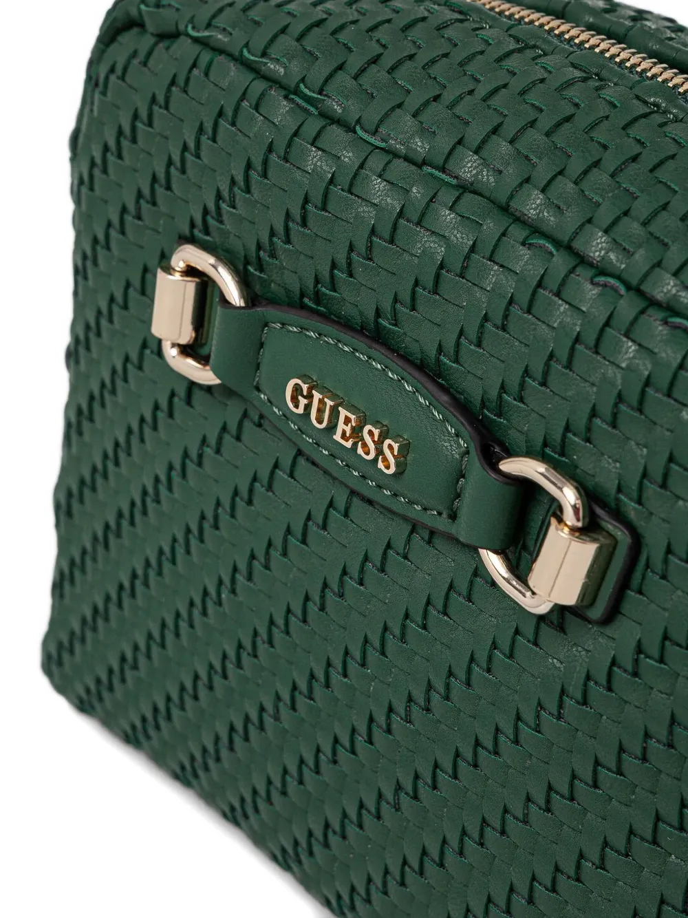 GUESS USA Geweven crossbodytas Groen