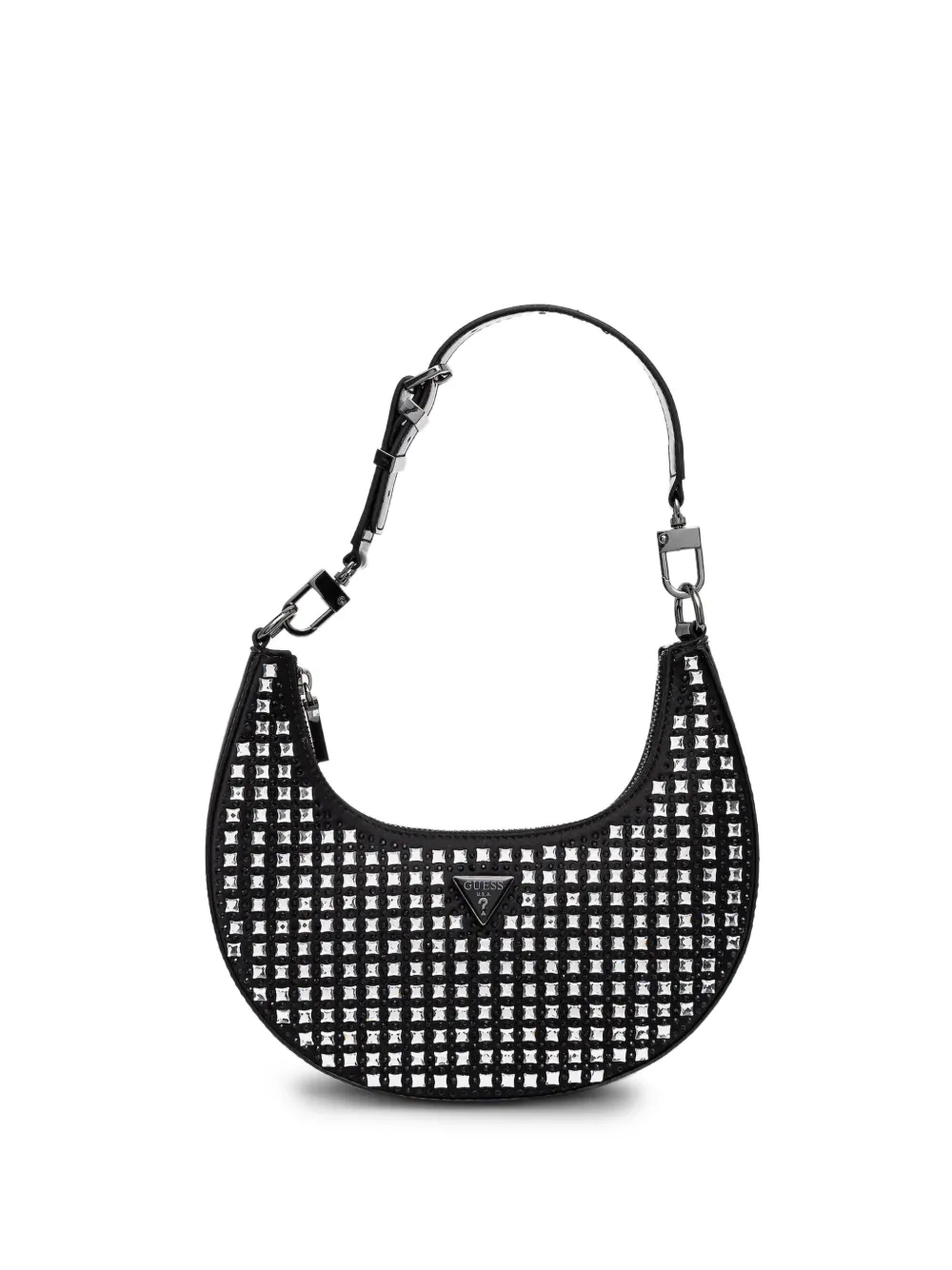 GUESS USA Lua half-moon shoulder bag | Black | Image 1