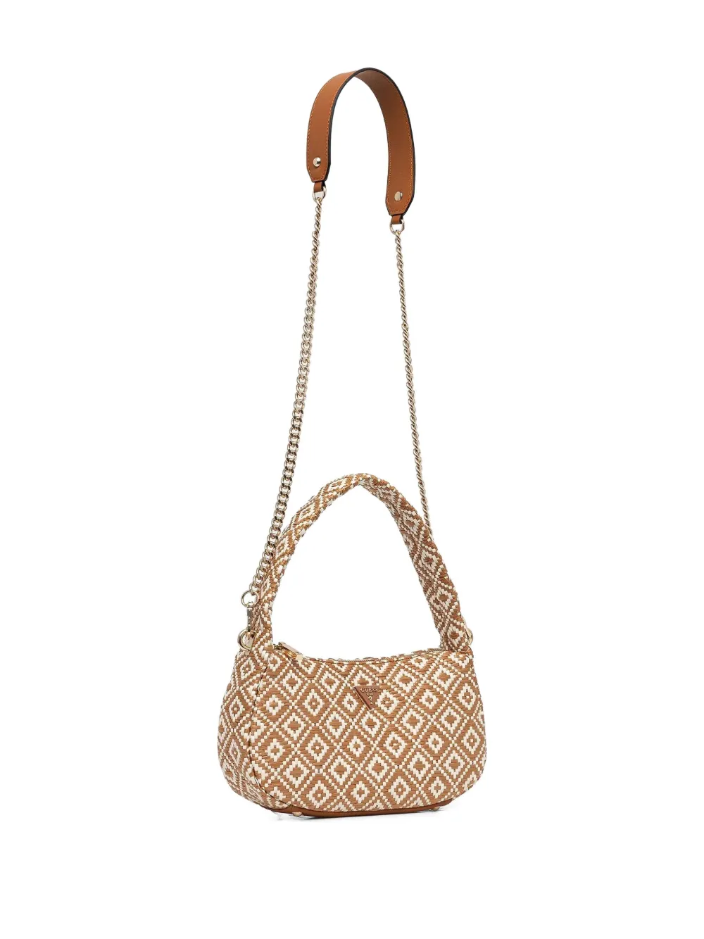 GUESS USA Geweven schoudertas - Beige