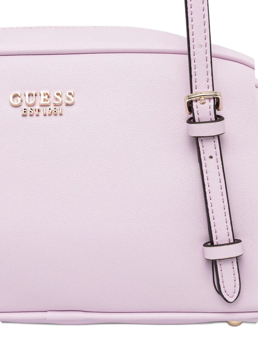 GUESS USA Gestructureerde schoudertas met dubbele band Roze