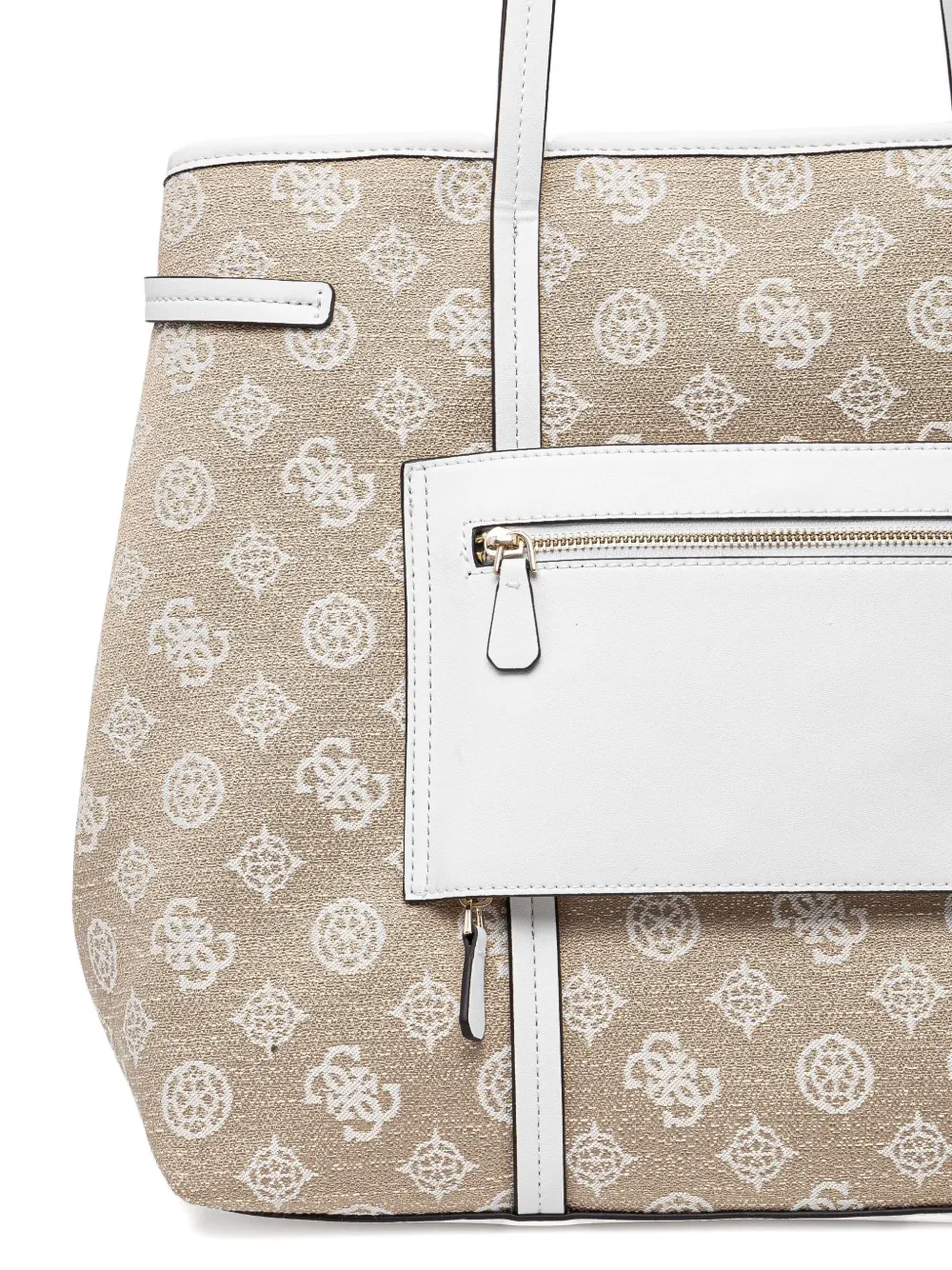 GUESS USA Heuptas met logoplakkaat Beige