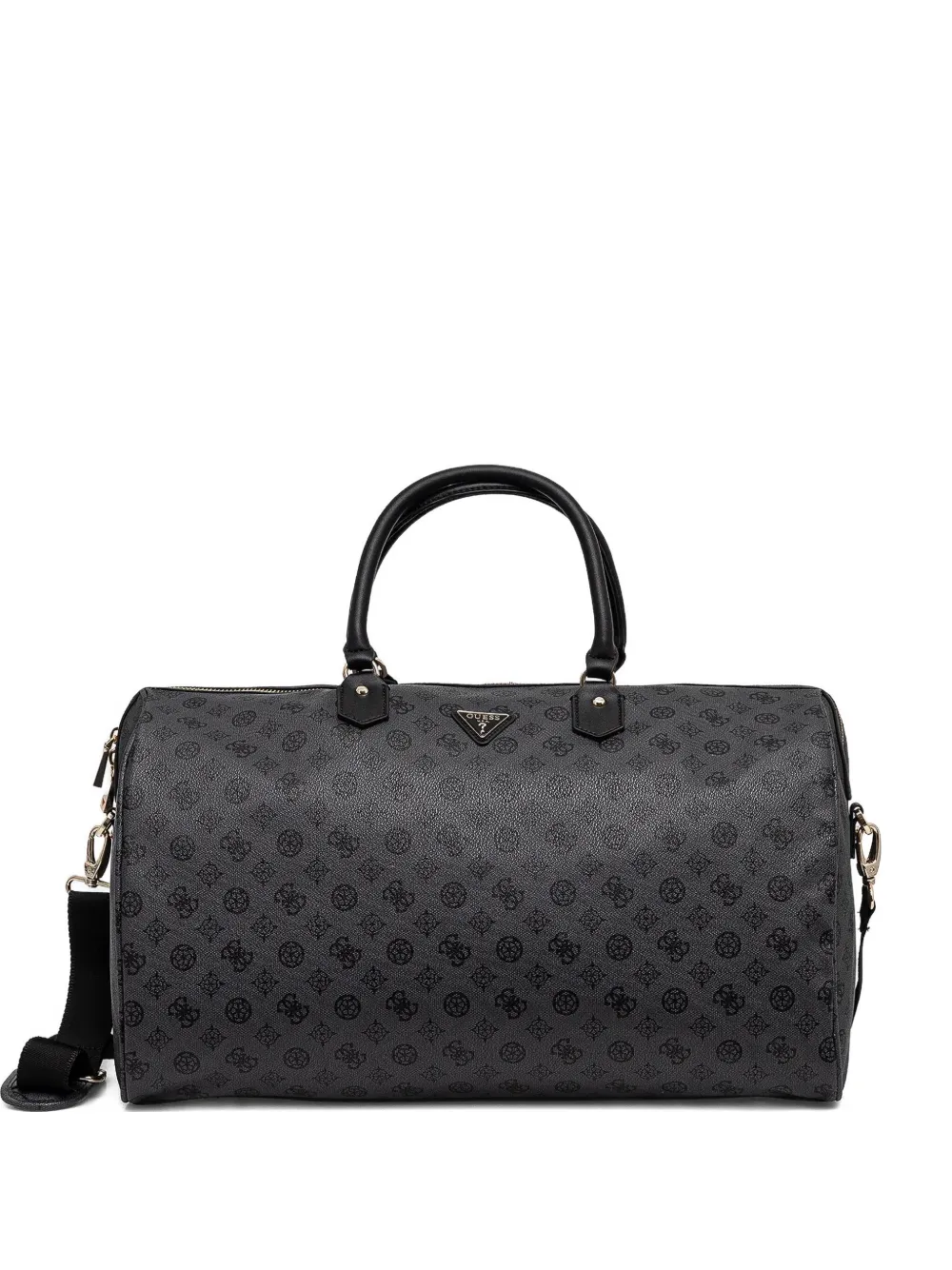 GUESS USA monogram-embossed duffle bag | Black | Image 1