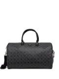 GUESS USA monogram-embossed duffle bag - Black