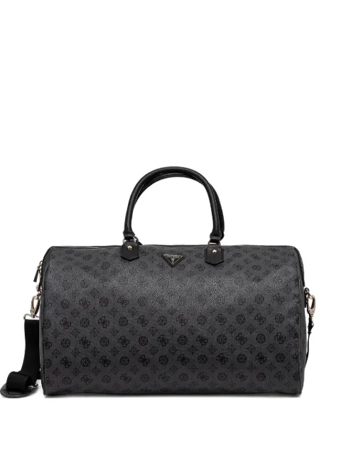 GUESS USA monogram-embossed duffle bag