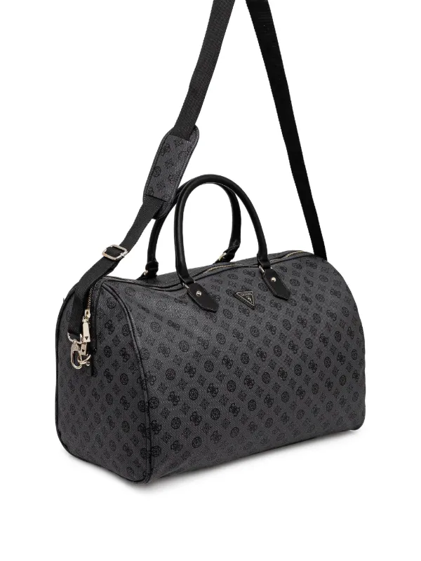 GUESS USA monogram-embossed Duffle Bag Black FARFETCH NZ