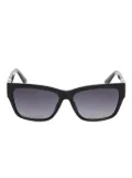 GUESS EYEWEAR rhinestone-embellished rectangle sunglasses - Black