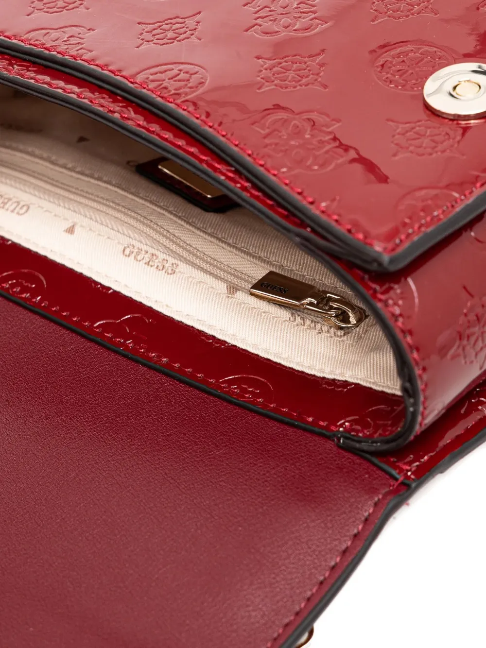GUESS USA Gerty crossbodytas Rood