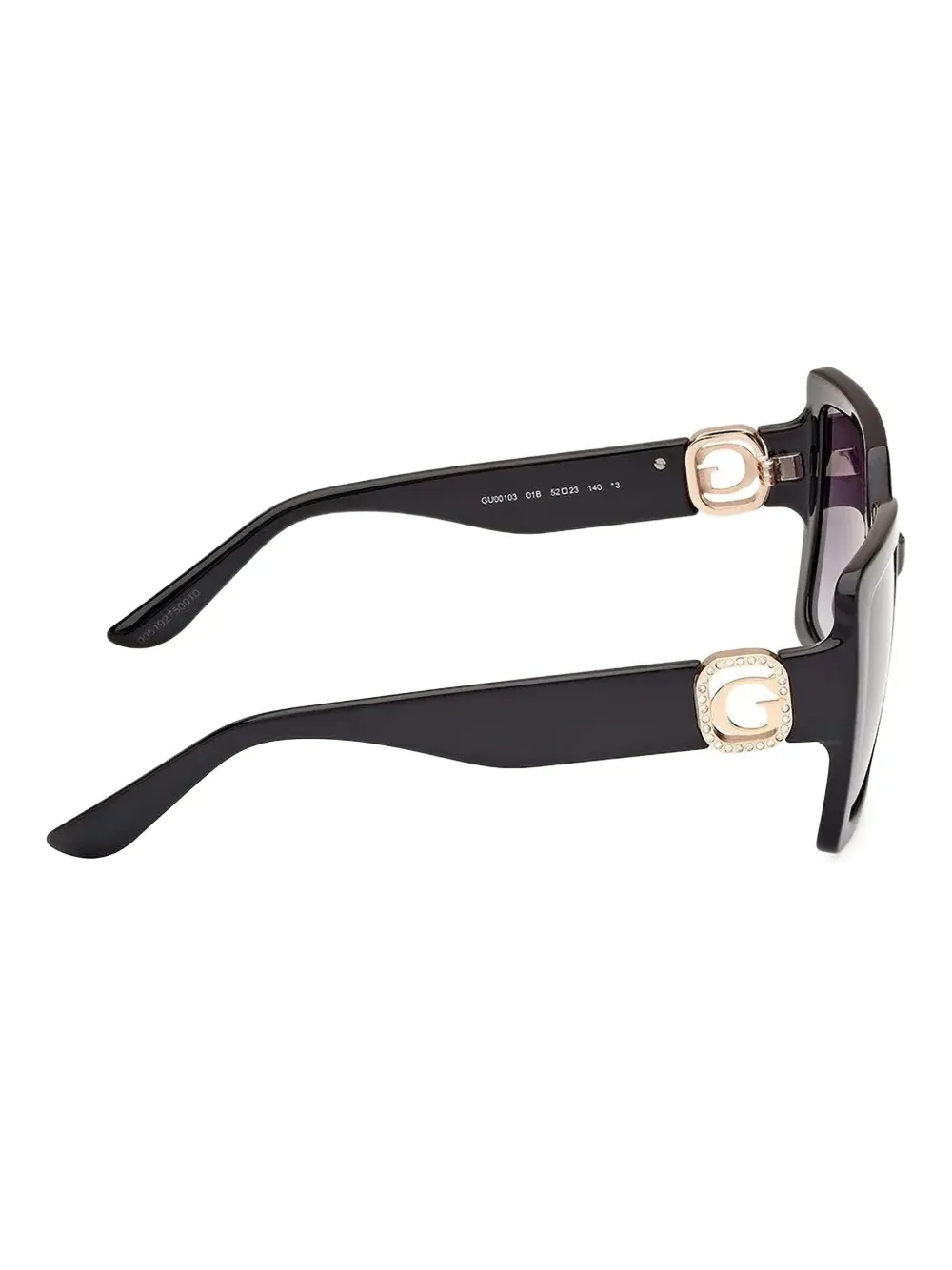  Guess Eyewear Embellished Square Sunglasses - Black 