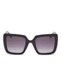 GUESS EYEWEAR embellished square sunglasses - Black