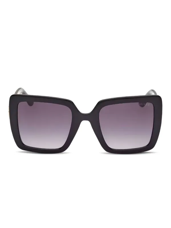 Guess Embellished Sunglasses Amazon.com: GUESS Rhinestone Chain Square Sunglasses  main image 4