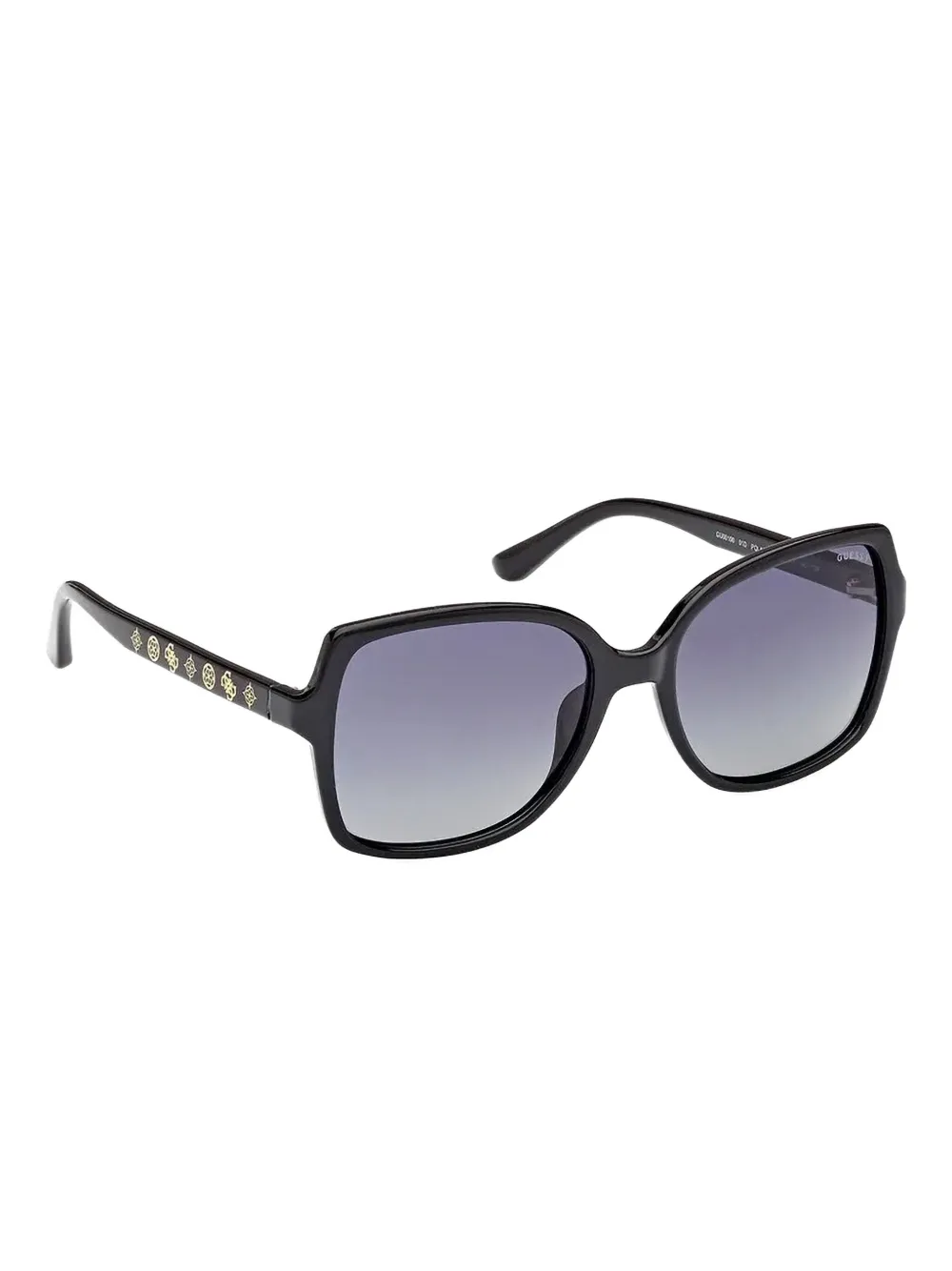 GUESS EYEWEAR Zonnebril met rechthoekig montuur Zwart