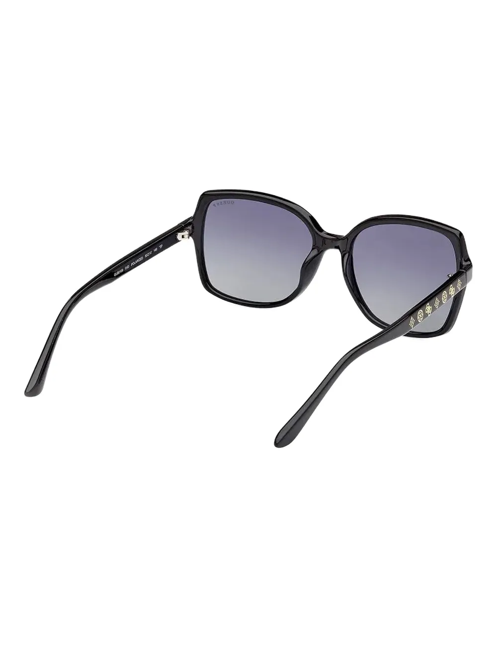 GUESS EYEWEAR Zonnebril met rechthoekig montuur Zwart