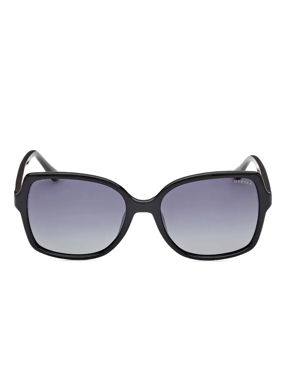 GUESS EYEWEAR lentes de sol con armazón rectangular y apliques | negro | Image 1