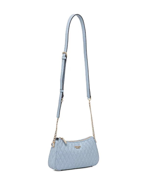 GUESS USA Betula Quilted Cross Body Bag Blue FARFETCH PH