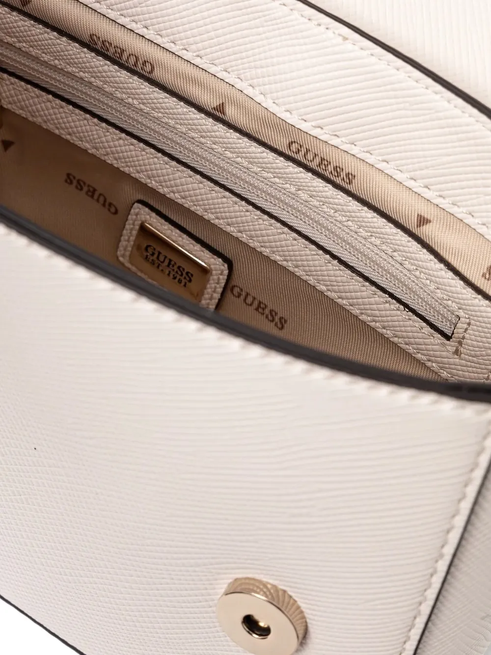 GUESS USA Fedana flap tote bag Wit
