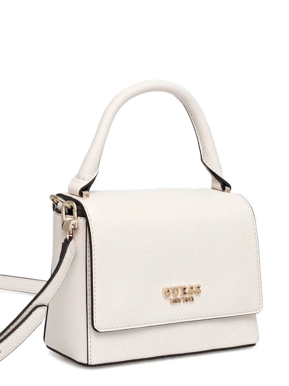 GUESS USA Fedana flap tote bag Wit