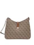 GUESS USA Zamira monogram-patterned shoulder bag - Brown