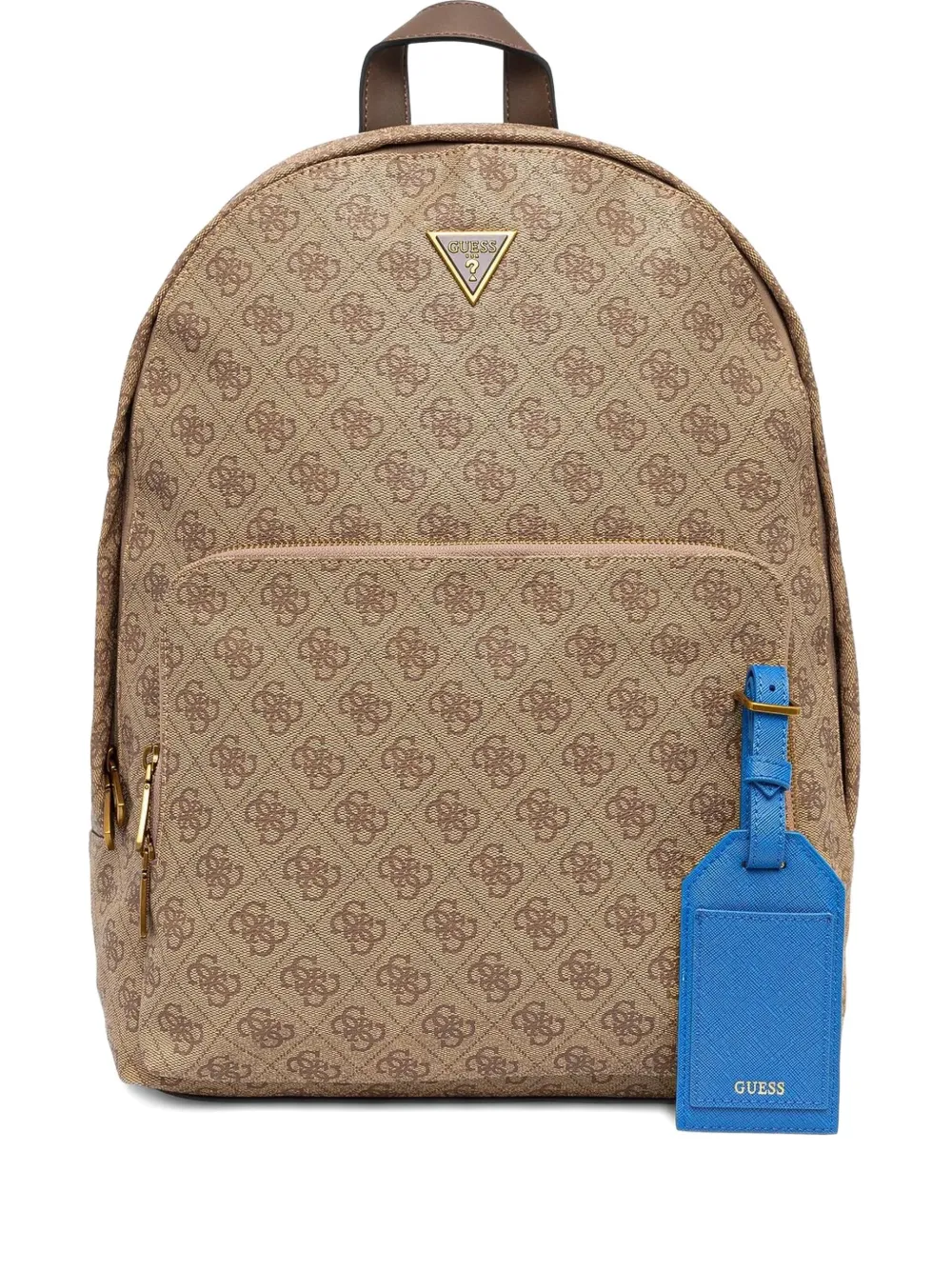 GUESS USA Vezzola rugzak met monogram-logo Beige