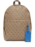 GUESS USA Vezzola monogrammed-logo backpack - Neutrals