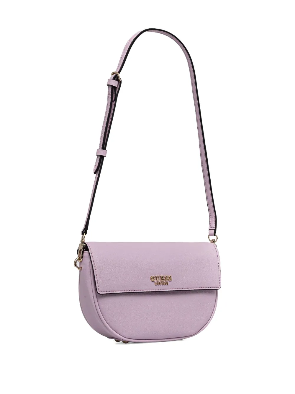 GUESS USA Halvemaanvormige crossbodytas met omslag - Paars