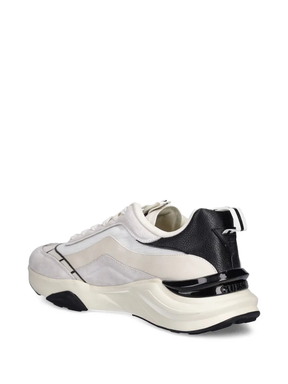 GUESS USA Sneakers met suède vlak Beige