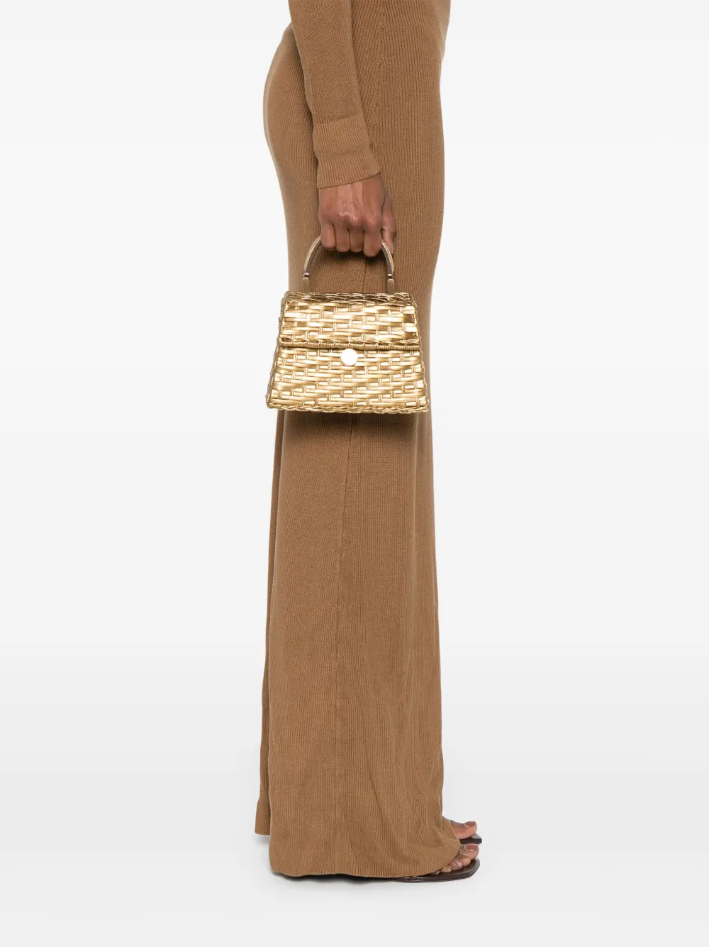 Cult Gaia Sybil cross body bag - Goud