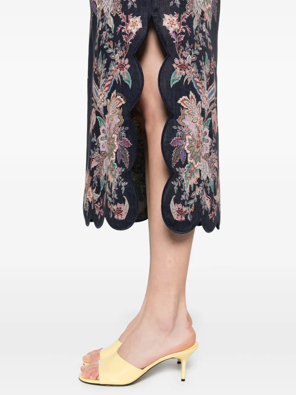 Shop Zimmermann Rhiannon Midi Skirt